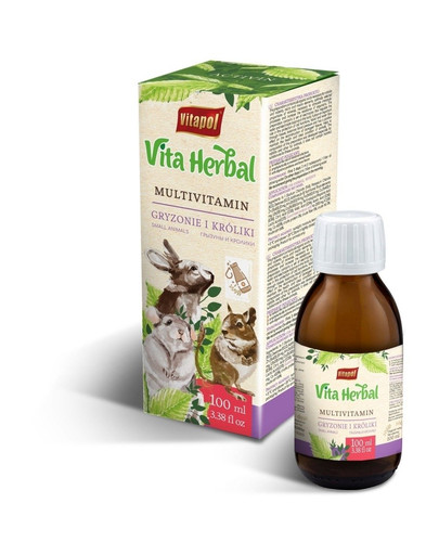 VITAPOL Multivitamíny pre hlodavce a králiky 100ml
