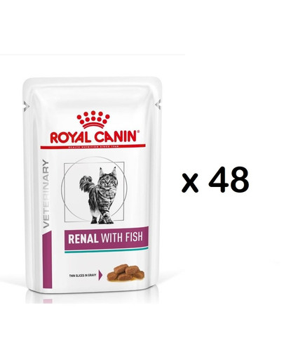 ROYAL CANIN Renal Feline Fish 48 x 85 g
