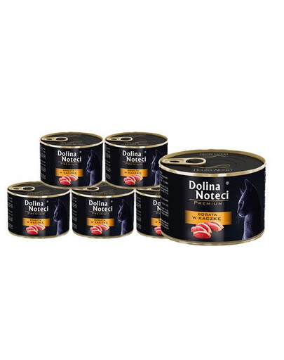 DOLINA NOTECI Premium Bohaté na kačicu pre dospelé mačky 12x185 g