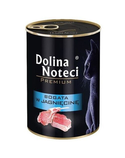 DOLINA NOTECI Premium bohaté na jahňacie pre dospelé mačky 400 g