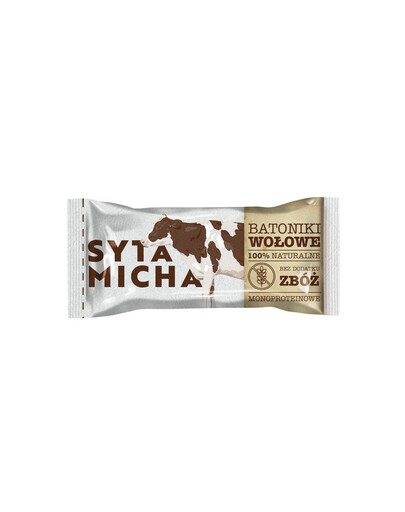 SYTA MICHA Hovädzie tyčinky pre psov 25g