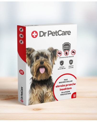 Dr PetCare MAX Bio Cide Collar 35 cm Obojok proti blchám a hmyzu pre psy malých plemien