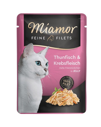 MIAMOR Feline Filets Tuniak s krabom v želé 100 g