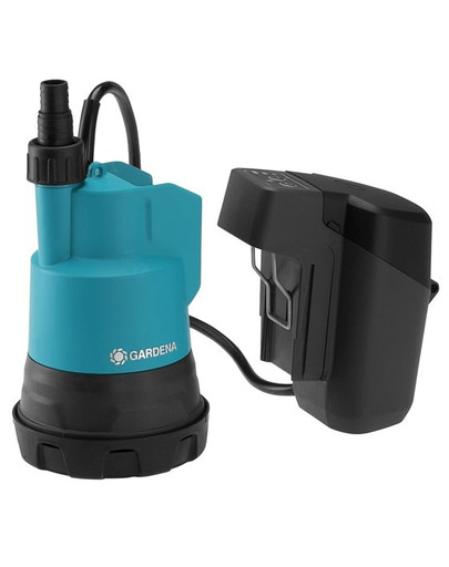 GARDENA ponorné čerpadlo na čistú vodu 2000/2 18V P4A s batériou