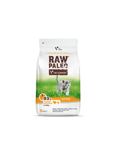 VETEXPERT Raw Paleo Kitten Turkey&Chicken 6 kg