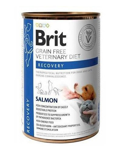 BRIT Veterinary Diet Recovery Salmon 24x400 g