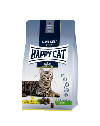 HAPPY CAT Culinary Adult Land Geflügel Granule pre mačky s hydinovým mäsom 10 kg