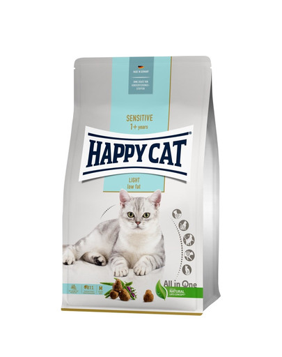 HAPPY CAT Sensitive Light Granule pre mačky so sklonom k nadváhe 4 kg