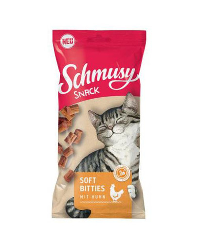 SCHMUSY SNACK Soft Bitites mäkké kačacie kúsky 60 g