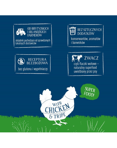 BUTCHER'S Original Tripe s kuracím a bachorom 400g