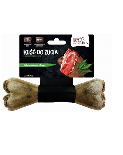 SYTA MICHA Žuvacia kosť pre psov Silné kĺby 13,5 cm