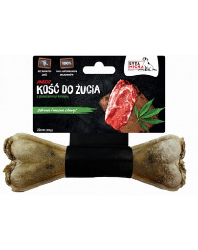 SYTA MICHA Kosť na žuvanie na silné kĺby 22cm