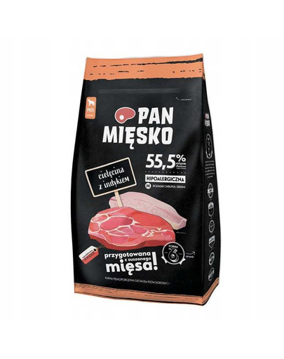PAN MIĘSKO Teľacie s morčacím 20 kg