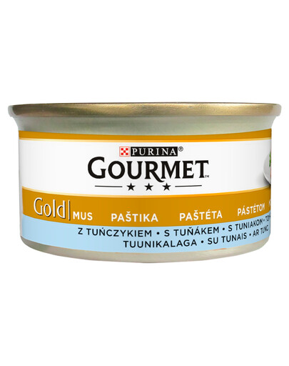 GOURMET Gold Mus s tuniakom pre mačky 85 g