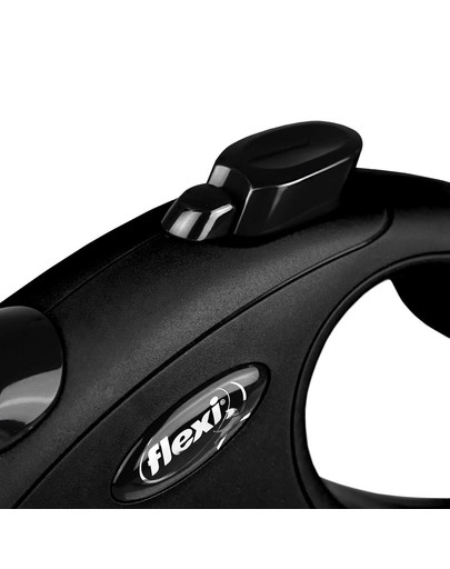 FLEXI Vodítko automatické New Classic L Pásik 8 m Black