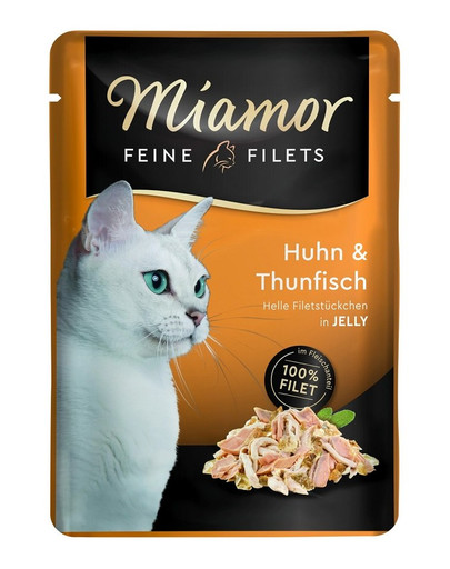 MIAMOR Feine Filets kurczak  i  tuńczyk saszetka  100 g