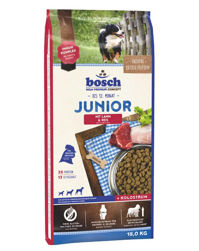 BOSCH Junior lamb & rice 15 kg