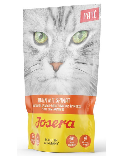 JOSERA Paté kuracie mäso so špenátom 85 g