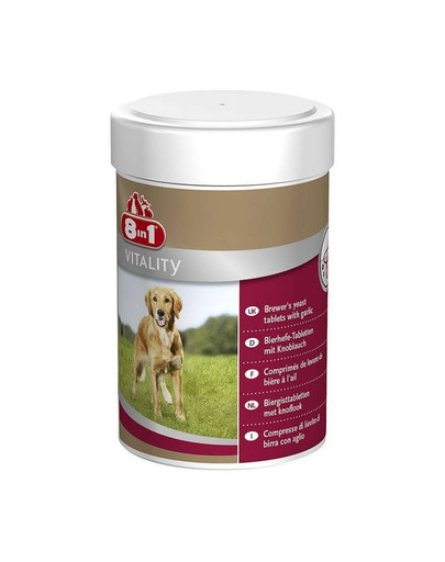 8IN1 Pivovarské kvasnice pre psy 260 tablet
