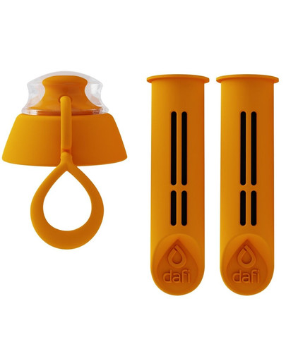 DAFI filter 2 ks + viečko, oranžová