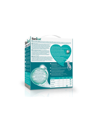 SANICAT Strong Clumps 6 l biela bentonitová podstielka