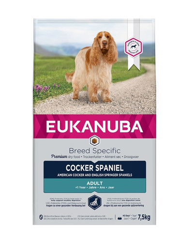 EUKANUBA Adult Breeds Specific Cocker Spaniel Chicken 7.5 kg