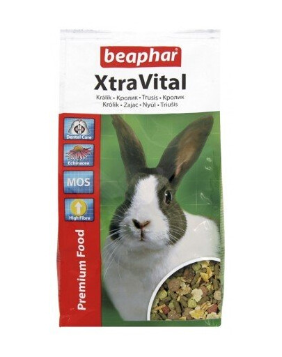 BEAPHAR XtraVital 1kg Krmivo pre králiky