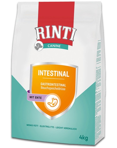 RINTI Canine Intestinal Duck s kačkou 4 kg