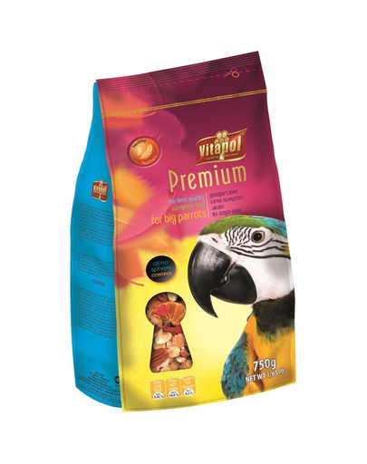 VITAPOL PREMIUM veľká papagáj 750g