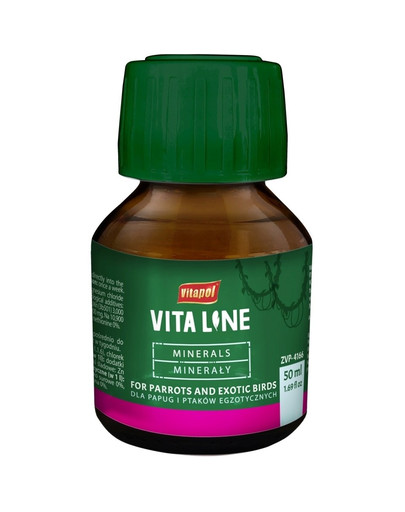 VITAPOL Minerálne látky pre exotické vtáctvo 50ml