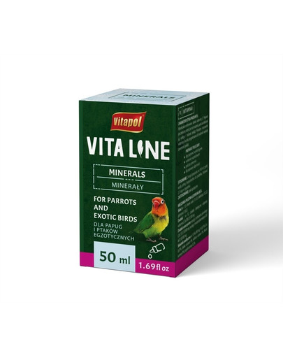 VITAPOL Minerálne látky pre exotické vtáctvo 50ml