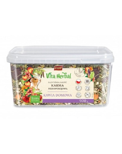VITAPOL Vita Bylinné krmivo pre morčatá 900g
