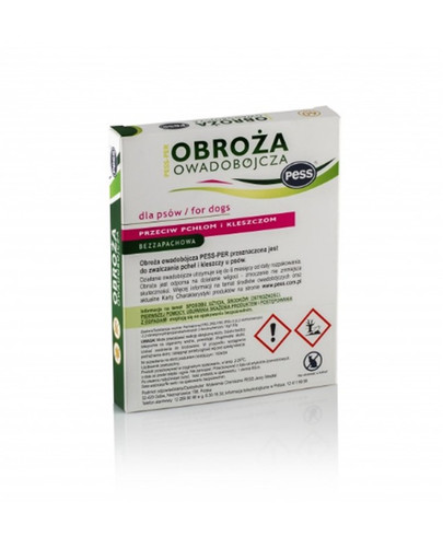 PESS Pess-Per Insekticídny obojok pre psov, bez zápachu 75 cm