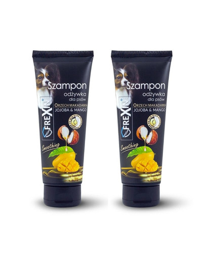 FREXIN Šampón s kondicionérom 2v1 pre psov Jojoba & Mango 2x220 g