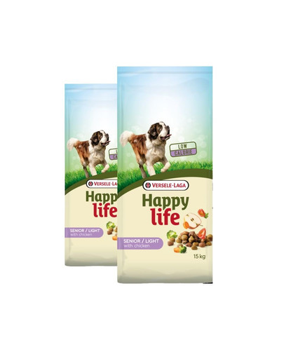VERSELE-LAGA Happy life light senior chicken 2 x 15 kg