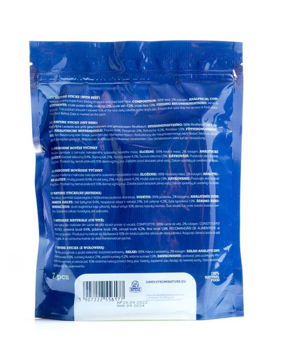 SIMPLY FROM NATURE Prírodné hovädzie tyčinky 7 ks