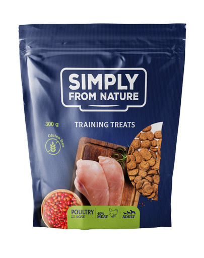 SIMPLY FROM NATURE Tréningové maškrty s hydinou a šípky 300 g