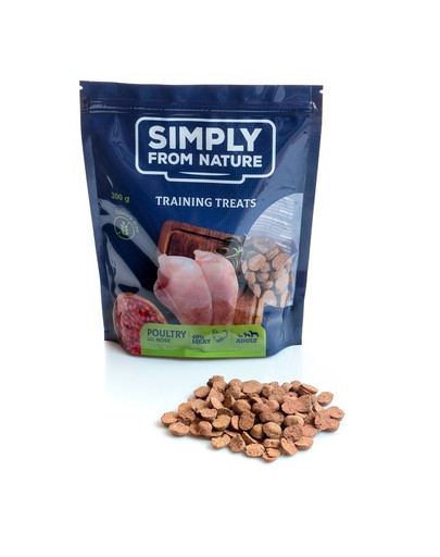 SIMPLY FROM NATURE Tréningové maškrty s hydinou a šípky 300 g