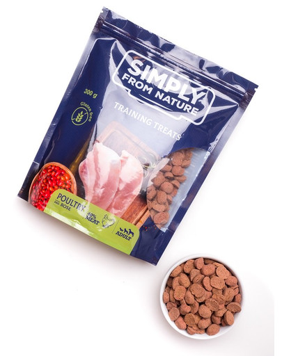 SIMPLY FROM NATURE Tréningové maškrty s hydinou a šípky 300 g