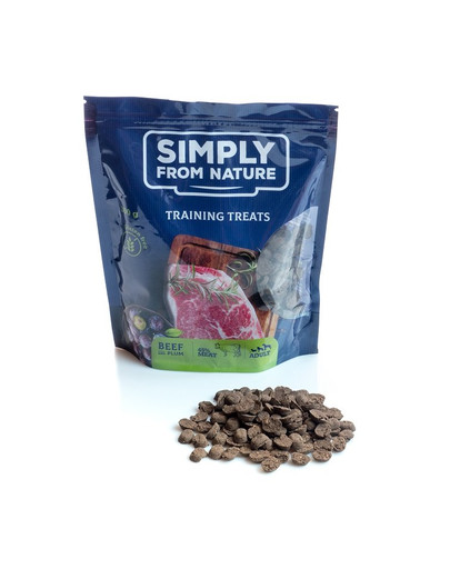 SIMPLY FROM NATURE Tréningové maškrty s hovädzím mäsom a slivkou 300 g