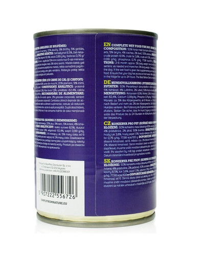 SIMPLY FROM NATURE Konské mäso so zemiakmi 400 g