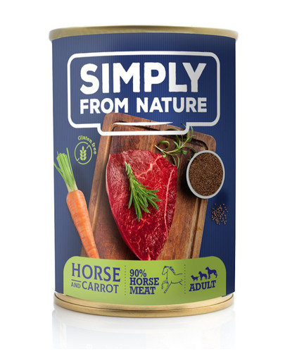 SIMPLY FROM NATURE 400 g bezobilné krmivo pre psov všetkých plemien a vekových kategórií