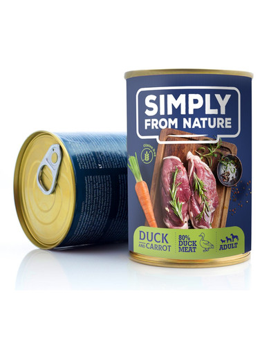 SIMPLY FROM NATURE Kačacie mäso s mrkvou 400 g