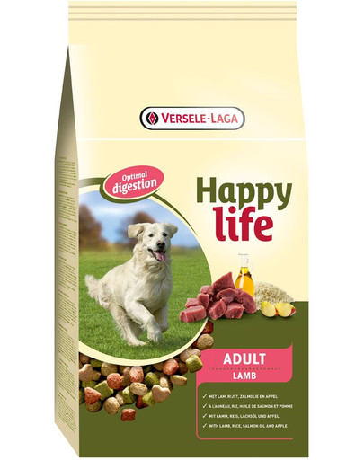Versele-LAGA Happy life adult lamb 15 kg