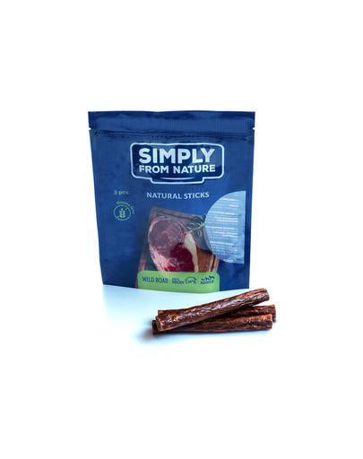 SIMPLY FROM NATURE Nature Sticks with wild boar 3 ks