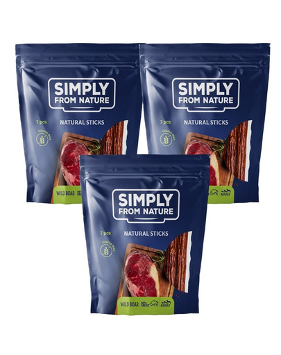 SIMPLY FROM NATURE Diviačie tyčinky 3 x 7 ks