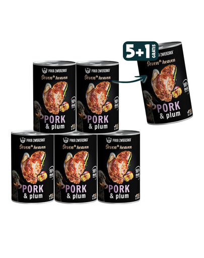 PAKA ZWIERZAKA Seventh Heaven 6x400g Bravčové so slivkou