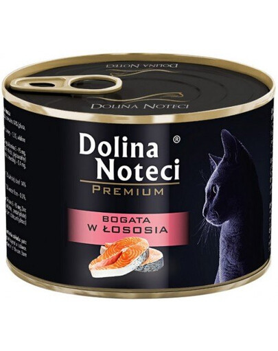 DOLINA NOTECI Premium S lososom pre dospelé mačky 185 g