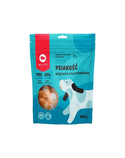 MACED Pochúťka pre psa Udko 500 g