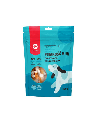 MACED lisovaná kosť s kuracím mäsom 6 cm 500 g